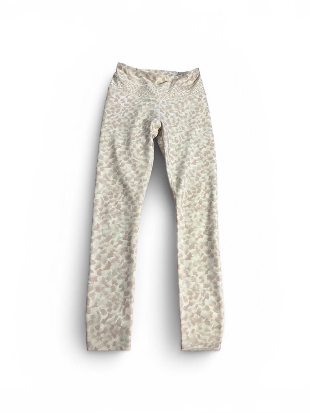 Women's High-Rise Light Beige Printed Leggings Calia Stay the Path Size M